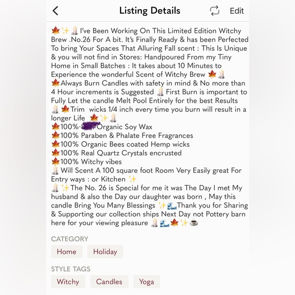 🧙‍♀️Witchy Brew Fall Candles & Wax Melts  Luxury Candles Halloween Candl… - Picture 16 of 17